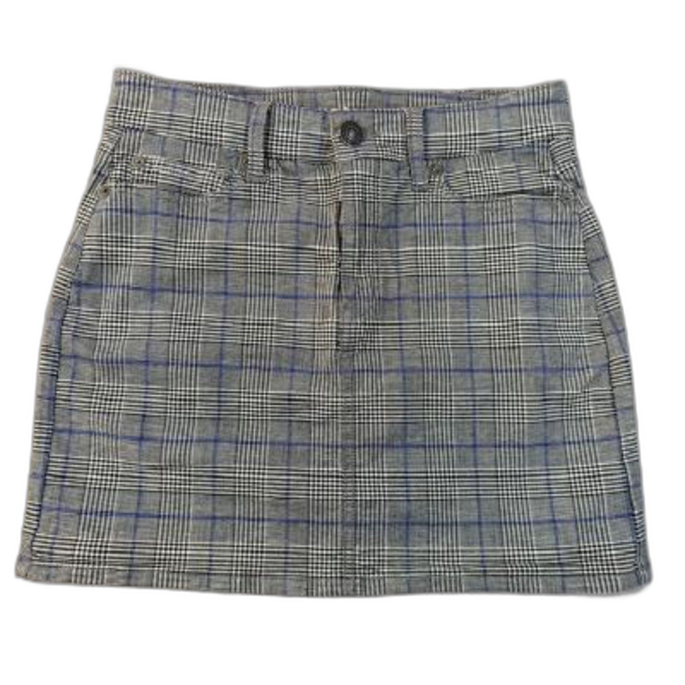 American Eagle Plaid Super Stretch Mini Skirt Women's Size 0 Y2K